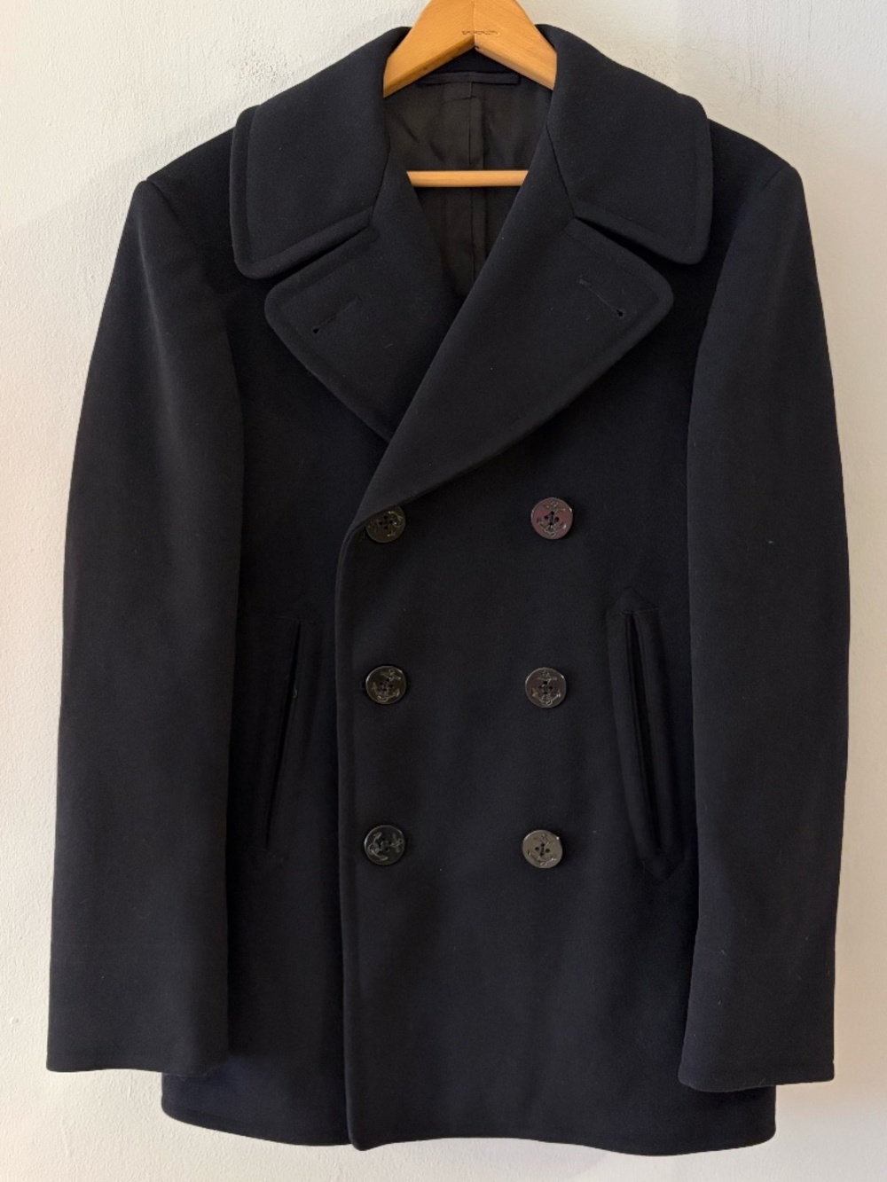 Vintage US Navy wool peacoat
